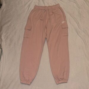 Nike Pink Cargo Sweatpants